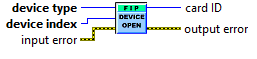 DEVICE OPEN VI