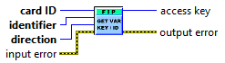 GET VAR KEY BY ID VI