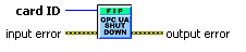 OPC UA SHUTDOWN VI