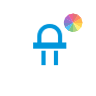 RGB color icon