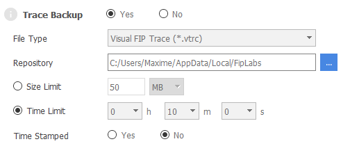 FipWatcher - Trace backup option